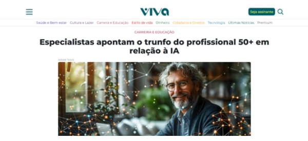 Especialistas apontam o trunfo do profissional 50+ em relação à IA